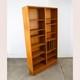 Mid Century Danish Modern Bookshelf Cabinet Modular Blonde Oak Lp Storage Mcm