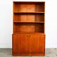 Mid Century Danish Modern Bookshelf Cabinet Teak Shelves Gp Mobilia Denmark