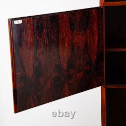 Mid Century Danish Modern Cabinet Storage Rosewood Omann Jun Doors Bookshelf Mcm