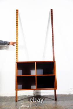 Mid Century Danish Modern Cado Wall Unit Single Upright Bracket Shelving Wood