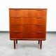 Mid Century Danish Modern Chest Of Drawers Dresser Teak Wood Mobler 4 Vintage