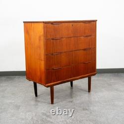 Mid Century Danish Modern Chest of Drawers Dresser Teak Wood Mobler 4 Vintage