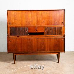 Mid Century Danish Modern Credenza Highboard Johannes Andersen J Skaaning Son VG