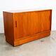 Mid Century Danish Modern Credenza Sideboard Cabinet Teak Poul Hundevad Media