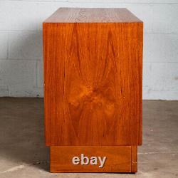 Mid Century Danish Modern Credenza Sideboard Cabinet Teak Poul Hundevad Media