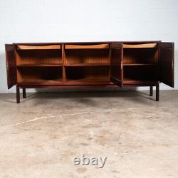 Mid Century Danish Modern Credenza Sideboard Mahogany Locking Kai Winding Brass