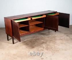 Mid Century Danish Modern Credenza Sideboard Mahogany Locking Kai Winding Brass