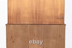 Mid Century Danish Modern Tall Two-Piece Teak Cabinet Hutch