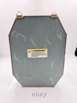 Mid Century Hollywood Regency Small Glass Cabinet Showcase Bathroom Display