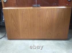 Mid-Century Liquor Cabinet/Display Case withTinted Glass Doors