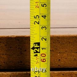 Mid Century Modern American Set of Two Light Walnut Nightstands by Unagusta