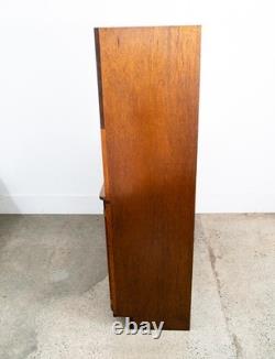 Mid Century Modern Audio Cabinet Record Storage Credenza Low 4 Doors Custom Hifi
