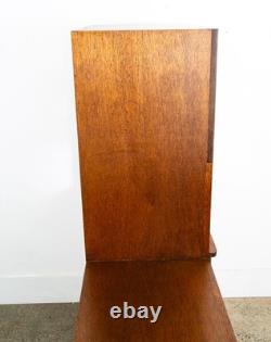 Mid Century Modern Audio Cabinet Record Storage Credenza Low 4 Doors Custom Hifi