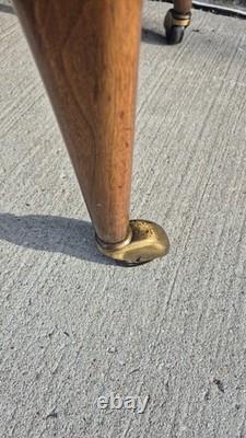 Mid-Century Modern Bar Cart Mount Airy Furniture Co, Facade Line, Two-Tier