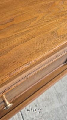 Mid-Century Modern Bar Cart Mount Airy Furniture Co, Facade Line, Two-Tier