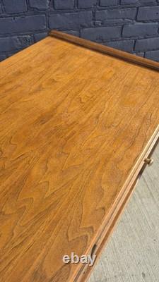 Mid-Century Modern Bar Cart Mount Airy Furniture Co, Facade Line, Two-Tier