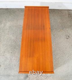 Mid Century Modern Cabinet Audio Vinyl Storage Teak LP Hifi Audiophile Vintage