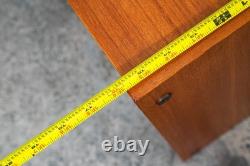 Mid Century Modern Cabinet Audio Vinyl Storage Teak LP Hifi Audiophile Vintage