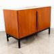 Mid Century Modern Compact Credenza Cabinet Refrigerator Storage Silkeborg Lock