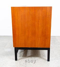 Mid Century Modern Compact Credenza Cabinet Refrigerator Storage Silkeborg Lock