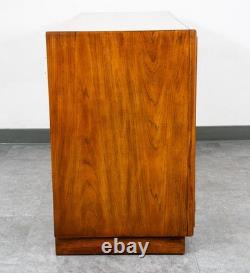 Mid Century Modern Credenza Dresser Drexel 5 Drawer Brass Handles Passage Mcm