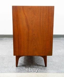 Mid Century Modern Credenza Dresser Mahogany American Martinsville 12 Drawers