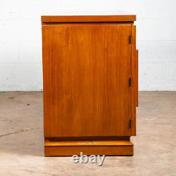 Mid Century Modern Credenza Sideboard American of Martinsville Mahogany Cane Mcm