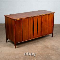 Mid Century Modern Credenza Stereo Console Acousti-Craft Walnut Record Player NM