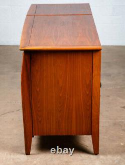 Mid Century Modern Credenza Stereo Console Acousti-Craft Walnut Record Player NM