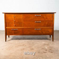 Mid Century Modern Dresser Credenza 6 Drawer Drexel Vintage Walnut Collection NM