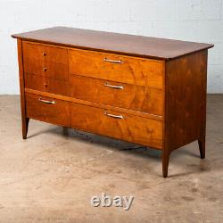 Mid Century Modern Dresser Credenza 6 Drawer Drexel Vintage Walnut Collection NM