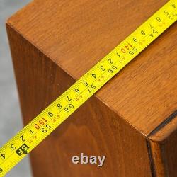 Mid Century Modern Dresser Highboy BP John Metal 5 Drawer Walnut Vintage Mcm NM