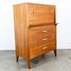 Mid Century Modern Dresser Secretary Highboy Profile Drexel John Van Koert Mcm