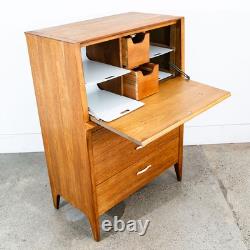 Mid Century Modern Dresser Secretary Highboy Profile Drexel John Van Koert Mcm