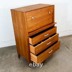 Mid Century Modern Dresser Secretary Highboy Profile Drexel John Van Koert Mcm