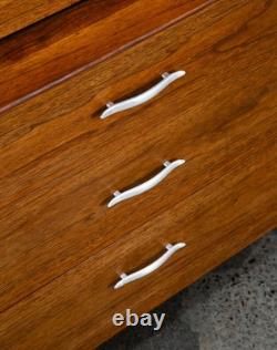 Mid Century Modern Dresser Secretary Highboy Profile Drexel John Van Koert Mcm