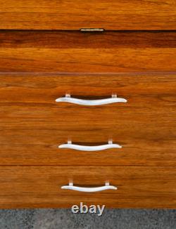Mid Century Modern Dresser Secretary Highboy Profile Drexel John Van Koert Mcm