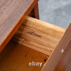 Mid Century Modern Nightstand End Side Table Dixie Drawer Vintage Walnut Danish