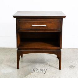 Mid Century Modern Nightstand Kent Coffey Wharton Drawer Vintage Danish Mcm 60s