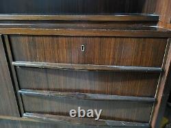 Mid Century Modern Rosewood Highboard / Bar Bartels Werke c1960