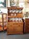 Mid Century Modern Solid Maple China Cabinet Hutch Pick Up Only