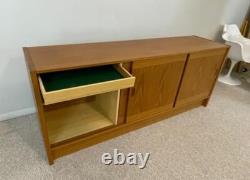 Mid Century Modern Teak Three Door Credenza
