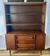 Mid Century Modern Walnut Bassett Credenza & Hutch