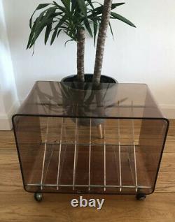 Mid Century Record Cabinet Stand Storage