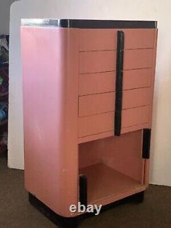 Mid-century Art Deco dental cabinet-made in the 40s to the 60s made of wood