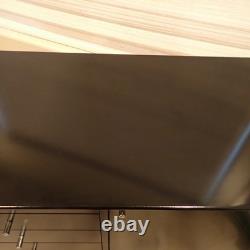 Modern Designer Black Lacquer Sideboard Credenza 58 2 Door 6 Drawer Storage