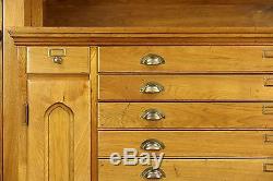 Monumental Antique Vestment Cabinet, Sideboard, Map Chest, Artist Cupboard