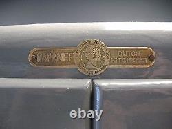 Napanee Hoosier Kitchenet Antique Restored Orig. Gray Alkyd Riccardo