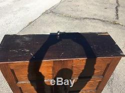 Neat OLD Antique Cubby Hole Storage Cabinet Oak