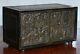 Nice Small Cabinet Or Cupboard With Bronze Doors Depicting A Jousting Tournament